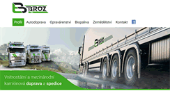 Desktop Screenshot of broz-cz.eu