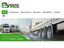 Tablet Screenshot of broz-cz.eu
